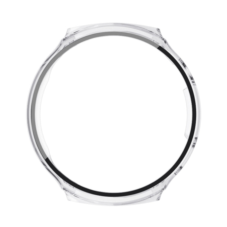 For Aigo Smart Watch V8 PC + Tempered Film Integrated Watch Protective Case(Transparent)