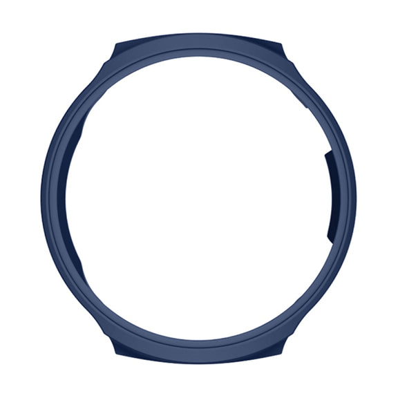 For Aigo Smart Watch V8 PC + Tempered Film Integrated Watch Protective Case(Midnight Blue)