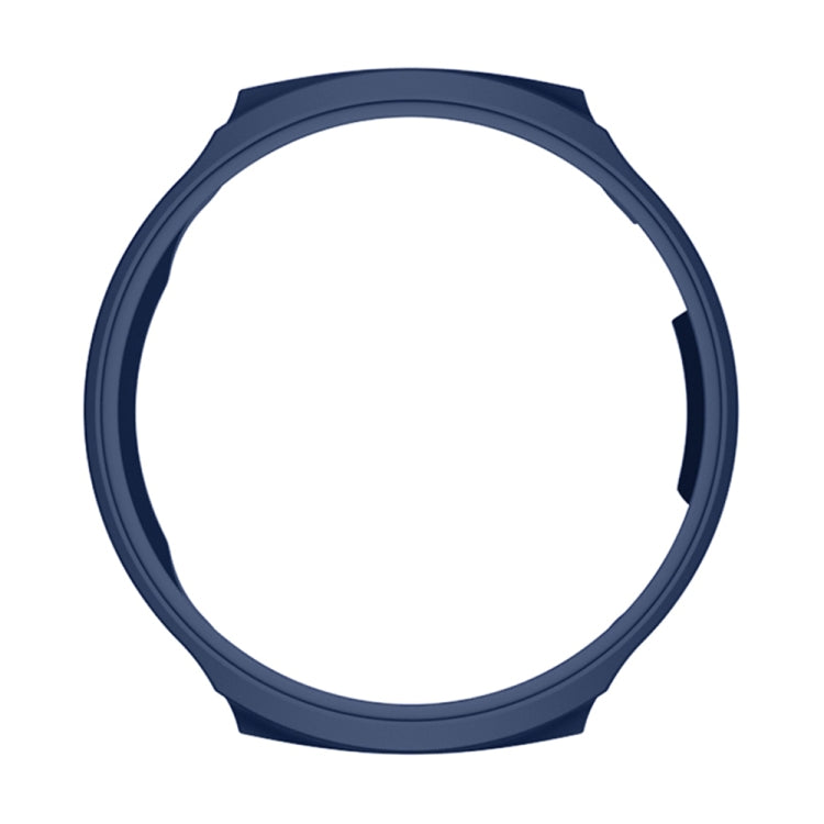 For Aigo Smart Watch V8 PC + Tempered Film Integrated Watch Protective Case(Midnight Blue)
