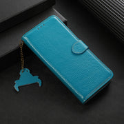 For OnePlus Nord CE4 5G / K12 5G Genuine Leather Litchi Texture RFID Leather Phone Case(Blue)