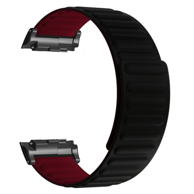 For Huawei Watch D Magnetic Silicone Watch Band(Black Wine Red) - free shipping - PMC TechLife - Order now!