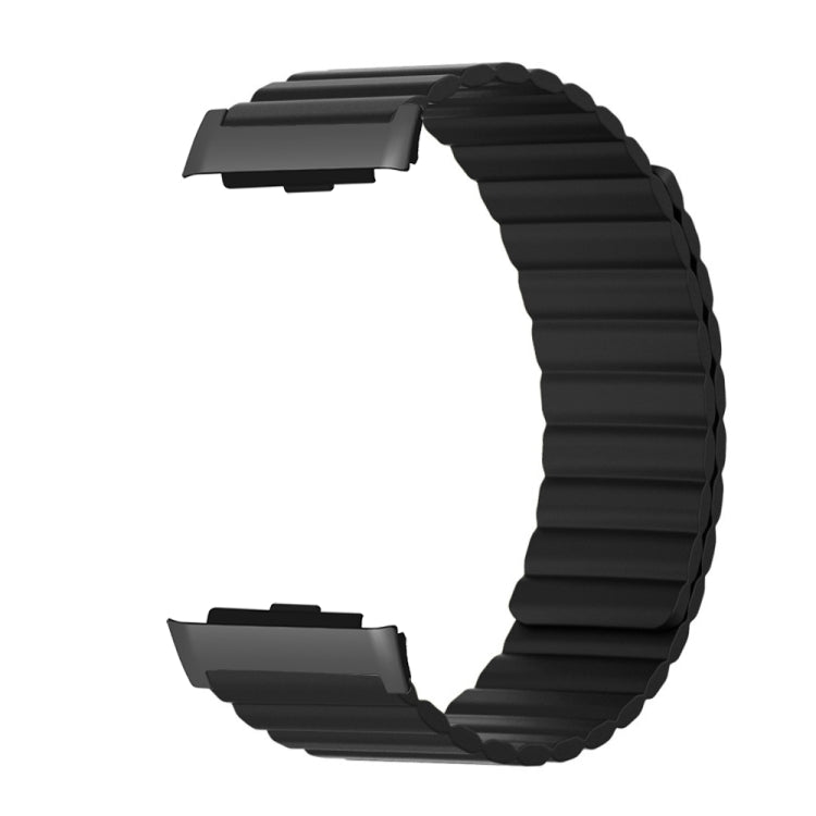 For Huawei Watch D Magnetic Silicone Watch Band(Black) - Watch Bands by PMC TechLife | Online Shopping South Africa | PMC TechLife
