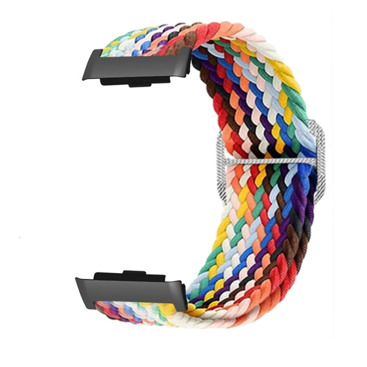 For Huawei Watch D Adjustable Woven Nylon Watch Band(Rainbow) - Watch Bands by PMC TechLife | Online Shopping South Africa | PMC TechLife