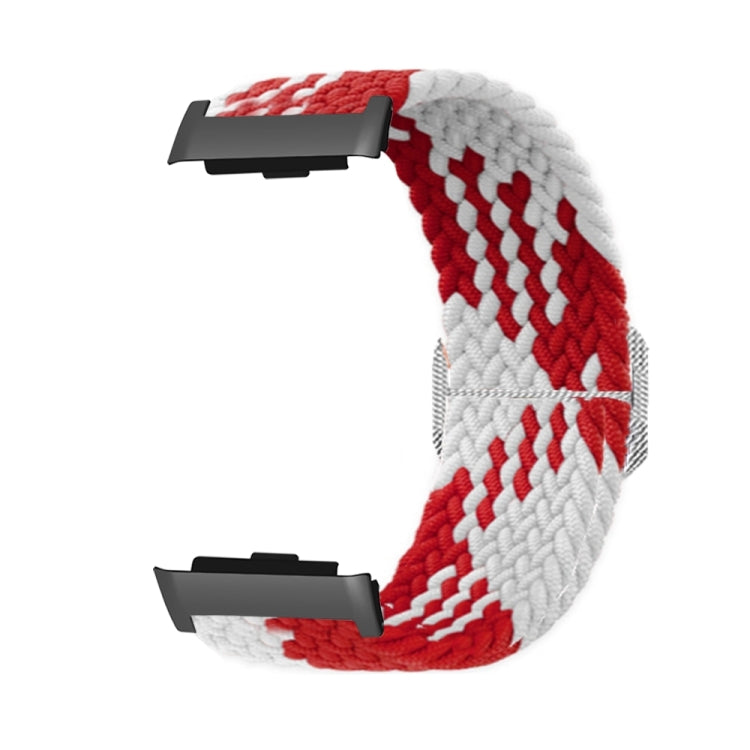 For Huawei Watch D Adjustable Woven Nylon Watch Band(Red White) - free shipping - PMC TechLife - Order now!