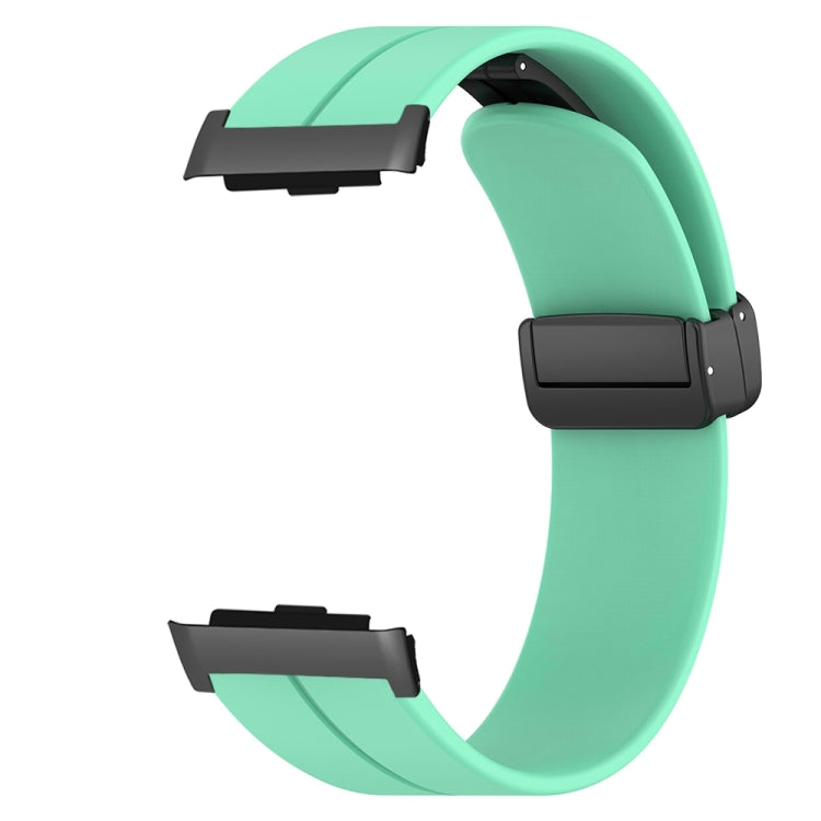 For Huawei Watch D Solid Color Folding Magnetic Buckle Silicone Watch Band(Mint Green) - Watch Bands by PMC TechLife | Online Shopping South Africa | PMC TechLife