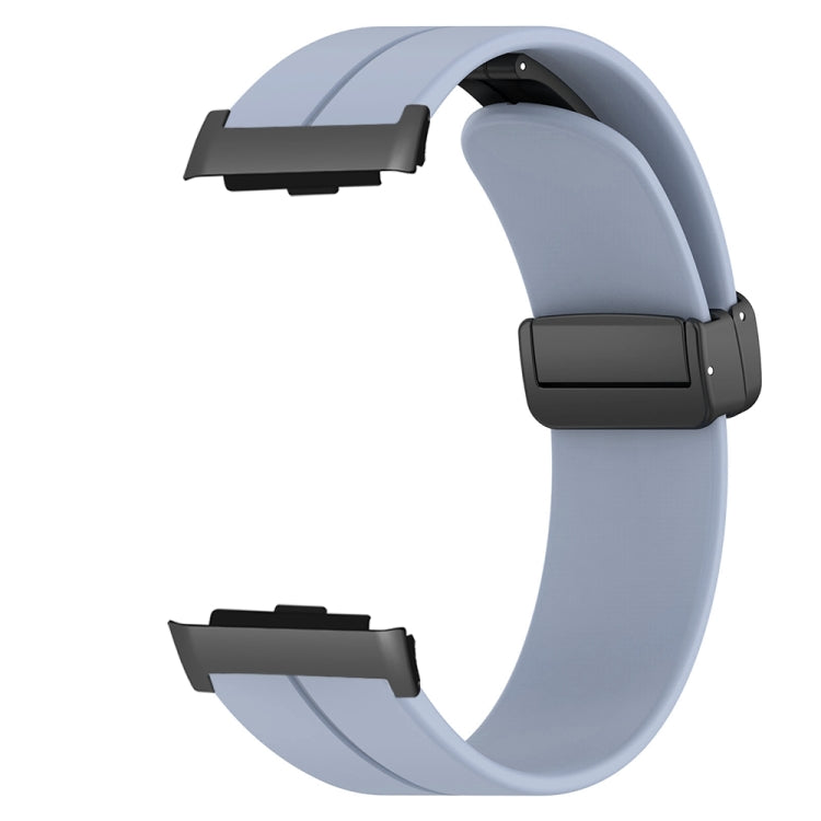For Huawei Watch D Solid Color Folding Magnetic Buckle Silicone Watch Band(Lavender Gray) - Watch Bands by PMC TechLife | Online Shopping South Africa | PMC TechLife