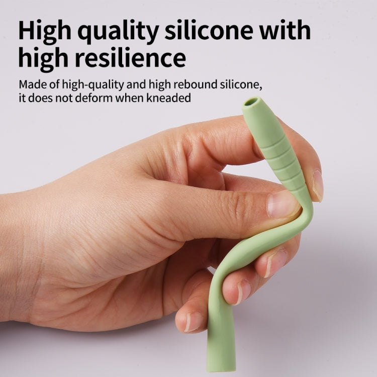 For Apple Pencil (USB-C) Solid Color Silicone Protective Case(White)