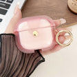 For AirPods 3 Magnetic Clear Armor TPU TWS Earphone Case(Pink) - For AirPods 3 by PMC Jewellery | Online Shopping South Africa | PMC Jewellery | Buy Now Pay Later Mobicred