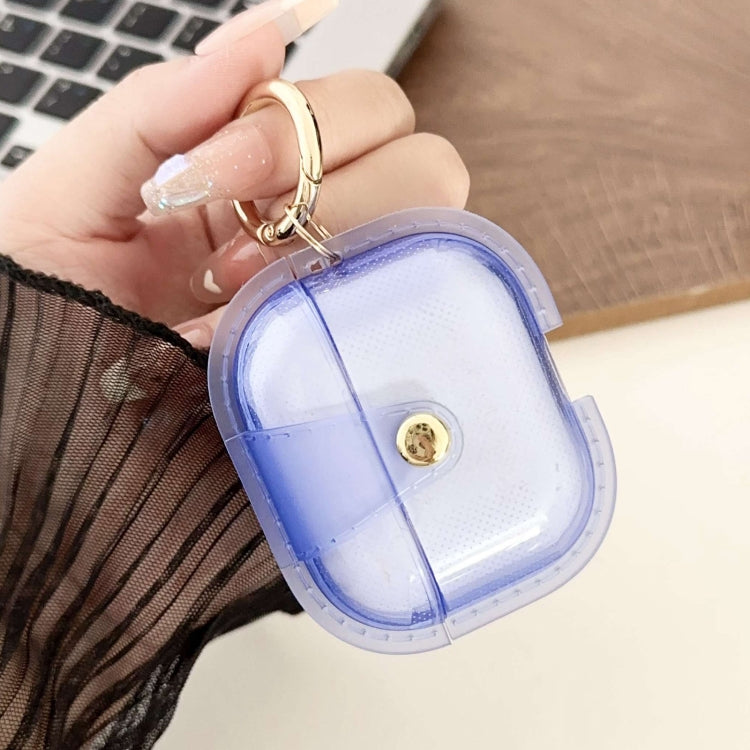 For AirPods 3 Magnetic Clear Armor TPU TWS Earphone Case(Blue) - For AirPods 3 by PMC Jewellery | Online Shopping South Africa | PMC Jewellery | Buy Now Pay Later Mobicred