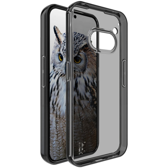 For Nothing Phone 2a 5G / 2a Plus imak UX-5 Series Transparent Shockproof TPU Protective Case(Transparent Black)