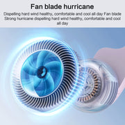 MF086 Hanging Neck Electric Fan(White Grey)
