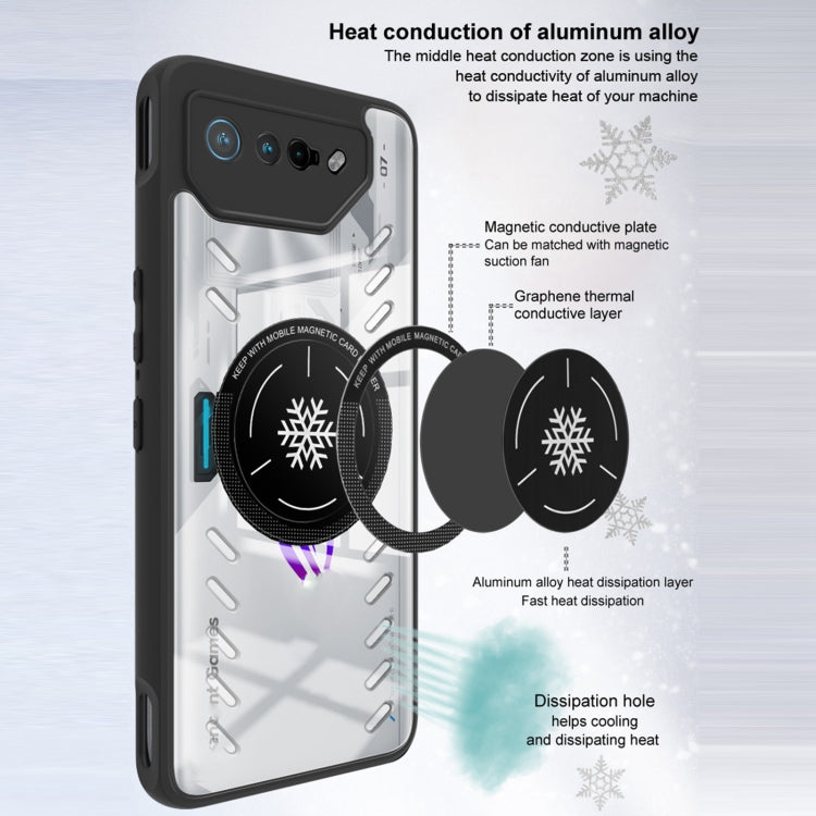 For Asus ROG Phone 7 Ultimate imak UX-9A Series Four-corner Airbag Shockproof Heat Dissipation Phone Case - ASUS Cases by imak | Online Shopping South Africa | PMC TechLife | Buy Now Pay Later Mobicred