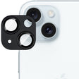 For iPhone 15 / 15 Plus IMAK Metal Armor Premium Camera Protector Film(Black) - iPhone 15 Tempered Glass by imak | Online Shopping South Africa | PMC TechLife | Buy Now Pay Later Mobicred
