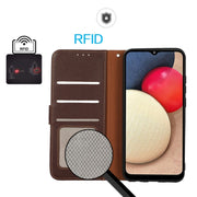 For Google Pixel 10 / 9 KHAZNEH Litchi Texture Leather RFID Phone Case(Brown)