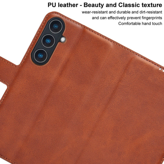 For Samsung Galaxy S24 5G IMAK Count Series Flip Leather Phone Case(Black)