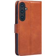 For Samsung Galaxy S24+ 5G IMAK Count Series Flip Leather Phone Case(Brown)