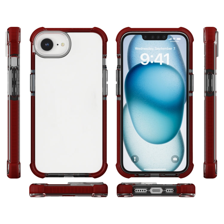 For iPhone 16e Acrylic Full Coverage Shockproof Phone Case(Brown) - iPhone 16e Cases by PMC TechLife | Online Shopping South Africa | PMC TechLife | Buy Now Pay Later Mobicred