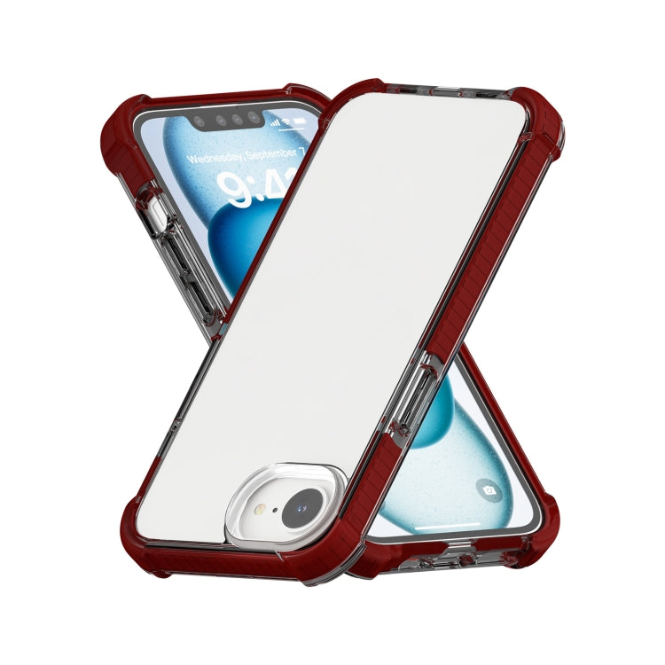 For iPhone 16e Acrylic Full Coverage Shockproof Phone Case(Brown) - iPhone 16e Cases by PMC TechLife | Online Shopping South Africa | PMC TechLife | Buy Now Pay Later Mobicred