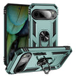 For Google Pixel 9 Shockproof TPU + PC Phone Case with Holder(Dark Green) - Google Cases by PMC TechLife | Online Shopping South Africa | PMC TechLife | Buy Now Pay Later Mobicred