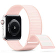 For Apple Watch Ultra 2 49mm Dual Hook and Loop Nylon Watch Band(Pearl Powder) - Watch Bands by PMC TechLife | Online Shopping South Africa | PMC TechLife