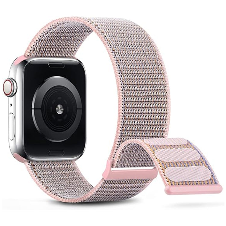 For Apple Watch SE 2022 40mm Dual Hook and Loop Nylon Watch Band(Silt) - Watch Bands by PMC TechLife | Online Shopping South Africa | PMC TechLife