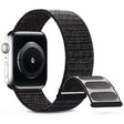 For Apple Watch Series 2 38mm Dual Hook and Loop Nylon Watch Band(Reflective Black) - free shipping - PMC TechLife - Order now!