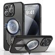 For iPhone 16 Pro Heat Dissipation Aromatherapy MagSafe Holder Phone Case(Black) - iPhone 16 Pro Cases by PMC TechLife | Online Shopping South Africa | PMC TechLife | Buy Now Pay Later Mobicred