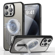 For iPhone 16 Pro Heat Dissipation Aromatherapy MagSafe Holder Phone Case(Silver) - free shipping - PMC TechLife - Order now!