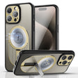 For iPhone 16 Pro Max Heat Dissipation Aromatherapy MagSafe Holder Phone Case(Gold) - iPhone 16 Pro Max Cases by PMC TechLife | Online Shopping South Africa | PMC TechLife | Buy Now Pay Later Mobicred