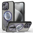 For iPhone 16 Pro Max Heat Dissipation Aromatherapy MagSafe Holder Phone Case(Purple) - iPhone 16 Pro Max Cases by PMC TechLife | Online Shopping South Africa | PMC TechLife | Buy Now Pay Later Mobicred