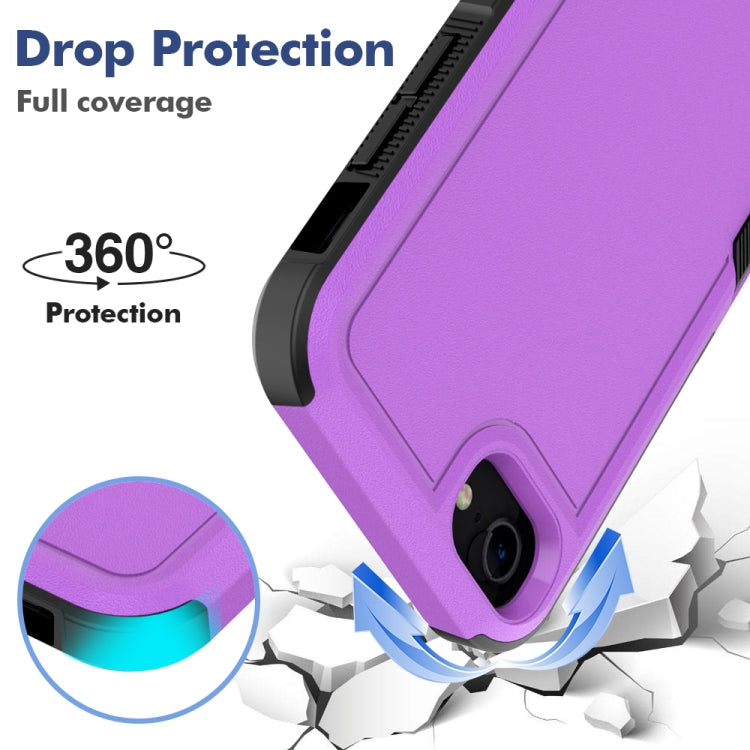 For iPhone SE 2022 / 2020 / 8 / 7 / 6 2 in 1 PC + TPU Phone Case(Purple) - iPhone SE 2022 / 2020 / 8 / 7 Cases by PMC TechLife | Online Shopping South Africa | PMC TechLife | Buy Now Pay Later Mobicred