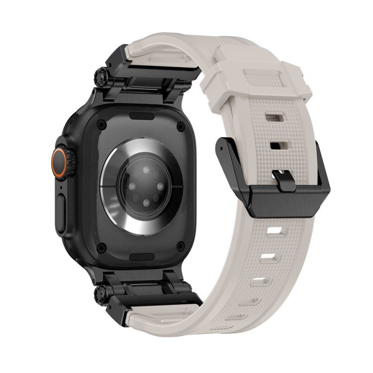 For Apple Watch Series 5 44mm Explorer TPU Watch Band(Black Starlight)