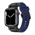 For Apple Watch 42mm Explorer TPU Watch Band(Black Blue) - free shipping - PMC TechLife - Order now!