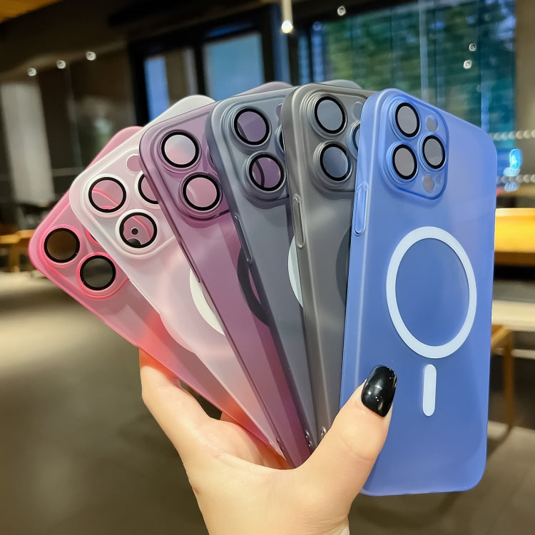 For iPhone 12 Ultra-thin MagSafe Frosted PC Phone Case(Transparent) - iPhone 12 / 12 Pro Cases by PMC TechLife | Online Shopping South Africa | PMC TechLife