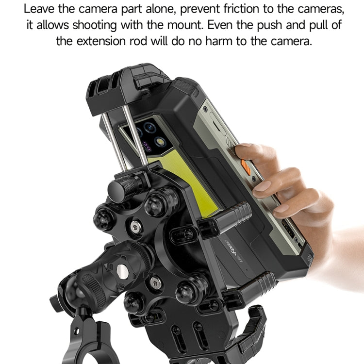 Ulefone Armor Mount Pro AM02 Universal Bicycle Handle Phone Holder(Black)