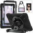 For Amazon Kindle Fire HD10 2023 Silicone Hybrid PC Full Body Tablet Case(Black) - Amazon by PMC TechLife | Online Shopping South Africa | PMC TechLife | Buy Now Pay Later Mobicred