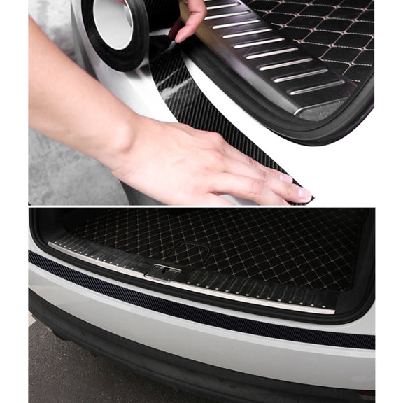 Universal Car Carbon Fiber Door Anti-collision Strip Protection Guards Trims Stickers Tape, Size:5cm x 10m