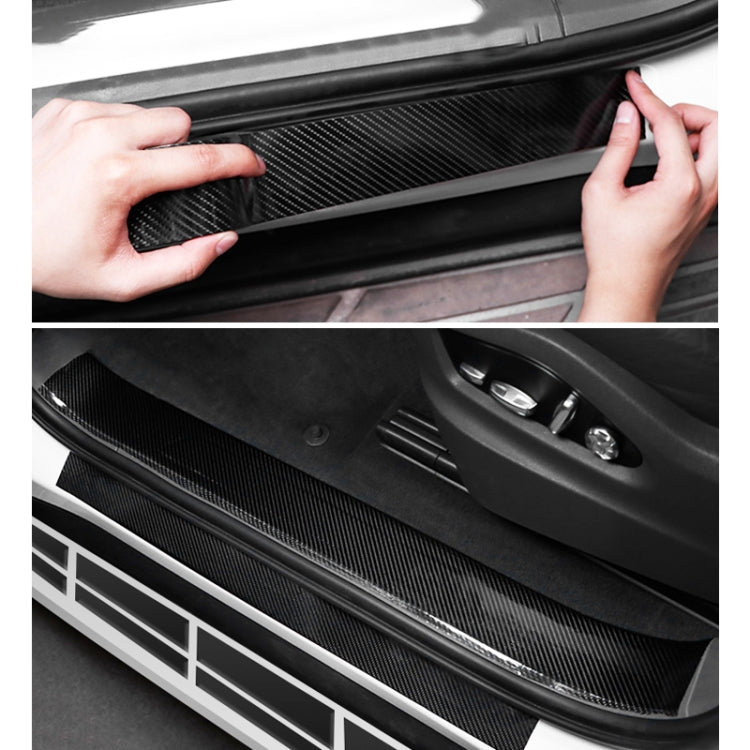 Universal Car Carbon Fiber Door Anti-collision Strip Protection Guards Trims Stickers Tape, Size:7cm x 10m - Anti Collision Sticker by PMC Jewellery | Online Shopping South Africa | PMC Jewellery | Buy Now Pay Later Mobicred