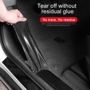 Universal Car Carbon Fiber Door Anti-collision Strip Protection Guards Trims Stickers Tape, Size:10cm x 10m
