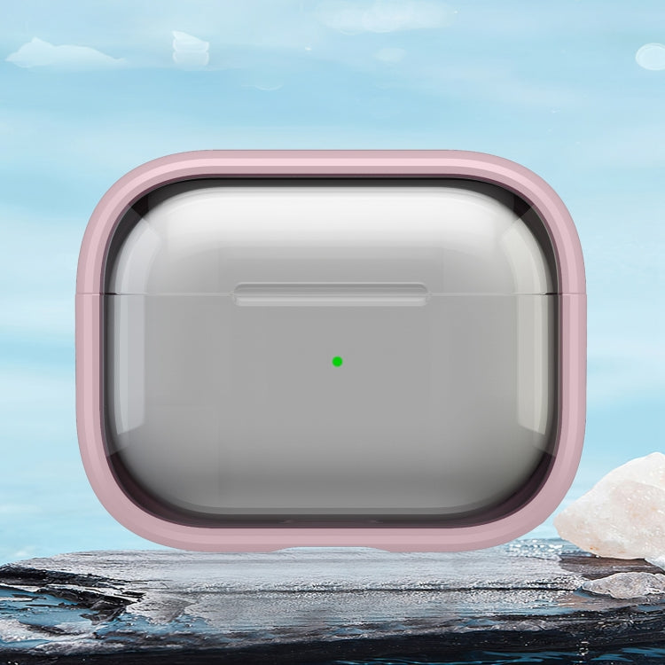 For AirPods Pro 2  TPU Hybrid PC Case with Holder(Pink) - For AirPods Pro 2 by PMC Jewellery | Online Shopping South Africa | PMC Jewellery | Buy Now Pay Later Mobicred