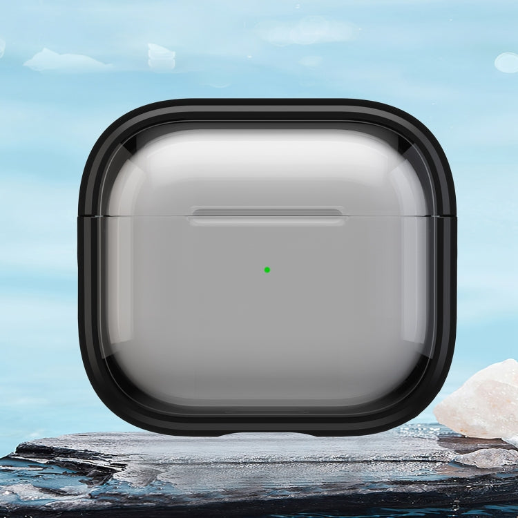 For AirPods 3 TPU Hybrid PC Case with Holder(Black) - For AirPods 3 by PMC Jewellery | Online Shopping South Africa | PMC Jewellery | Buy Now Pay Later Mobicred