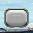 For AirPods Pro 1 TPU Hybrid PC Case with Holder(Green) - For AirPods Pro by PMC Jewellery | Online Shopping South Africa | PMC Jewellery | Buy Now Pay Later Mobicred