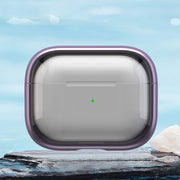 For AirPods Pro 1 TPU Hybrid PC Case with Holder(Purple)