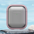 For AirPods 1 / 2 TPU Hybrid PC Case with Holder(Pink) - For AirPods 1/2 by PMC Jewellery | Online Shopping South Africa | PMC Jewellery | Buy Now Pay Later Mobicred