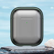 For AirPods 1 / 2 TPU Hybrid PC Case with Holder(Army Green) - For AirPods 1/2 by PMC Jewellery | Online Shopping South Africa | PMC Jewellery | Buy Now Pay Later Mobicred