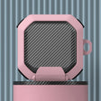 For Galaxy Buds Live / Pro /2 /2 Pro / FE Carbon Fiber TPU Hybrid PC Case with Hook(Pink) - Samsung Earphone Case by PMC Jewellery | Online Shopping South Africa | PMC Jewellery | Buy Now Pay Later Mobicred