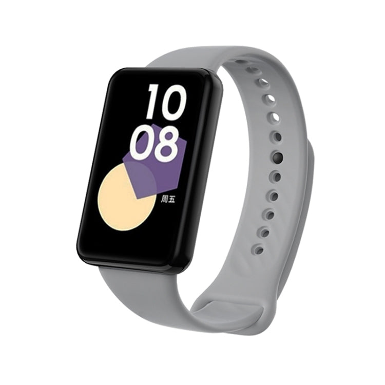 For Honor Band 9 Black Buckle TPU Watch Band(Grey) - Watch Bands by PMC TechLife | Online Shopping South Africa | PMC TechLife