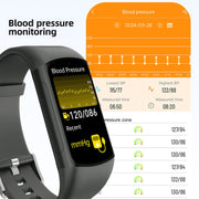 Spovan H7 BT5.3 IP67 1.47 inch Smart Sport Watch, Support Bluetooth Call / Sleep / Blood Oxygen / Heart Rate / Blood Pressure Health Monitor(Blue)