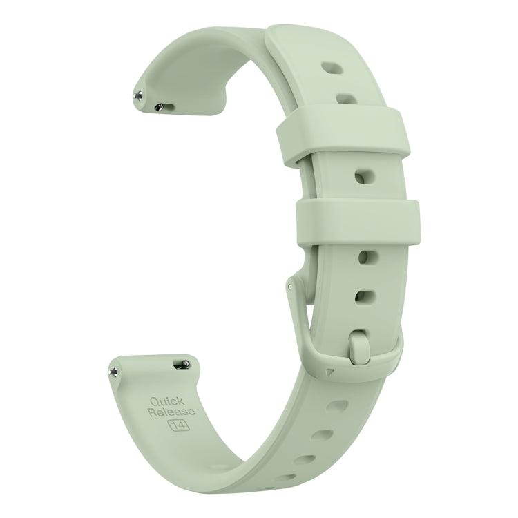 For Garmin Lily 2 Silicone Watch Band Wristband(Light Green) - Watch Bands by PMC TechLife | Online Shopping South Africa | PMC TechLife