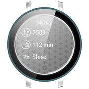 For Garmin Lily 2 PC + Tempered Film Integrated Watch Protective Case(Pine Green)